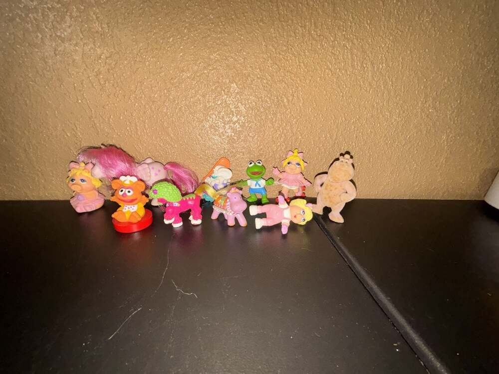 Vintage Jim Henson Muppet Babies PVC Figures Lot of 10 Assorted Toys